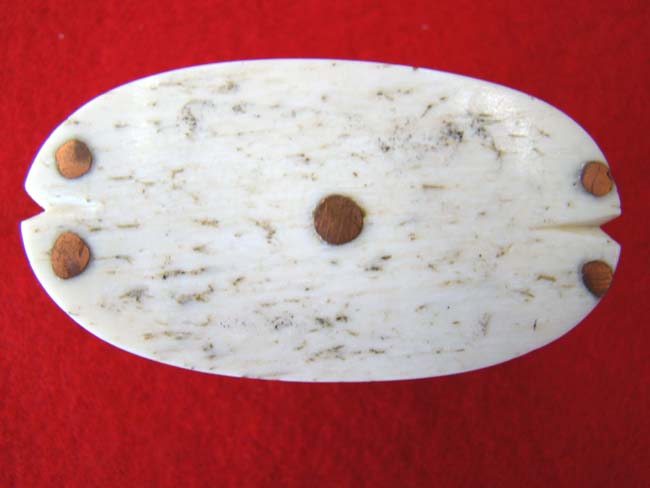 A sailor-made 19th century Whalebone triple block — image 3